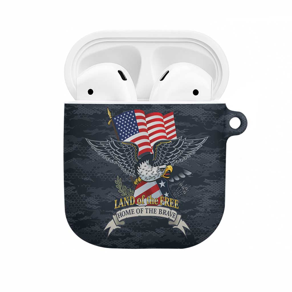 Brave Souls Remembered Patriotic Military Tribute Art AirPods Case