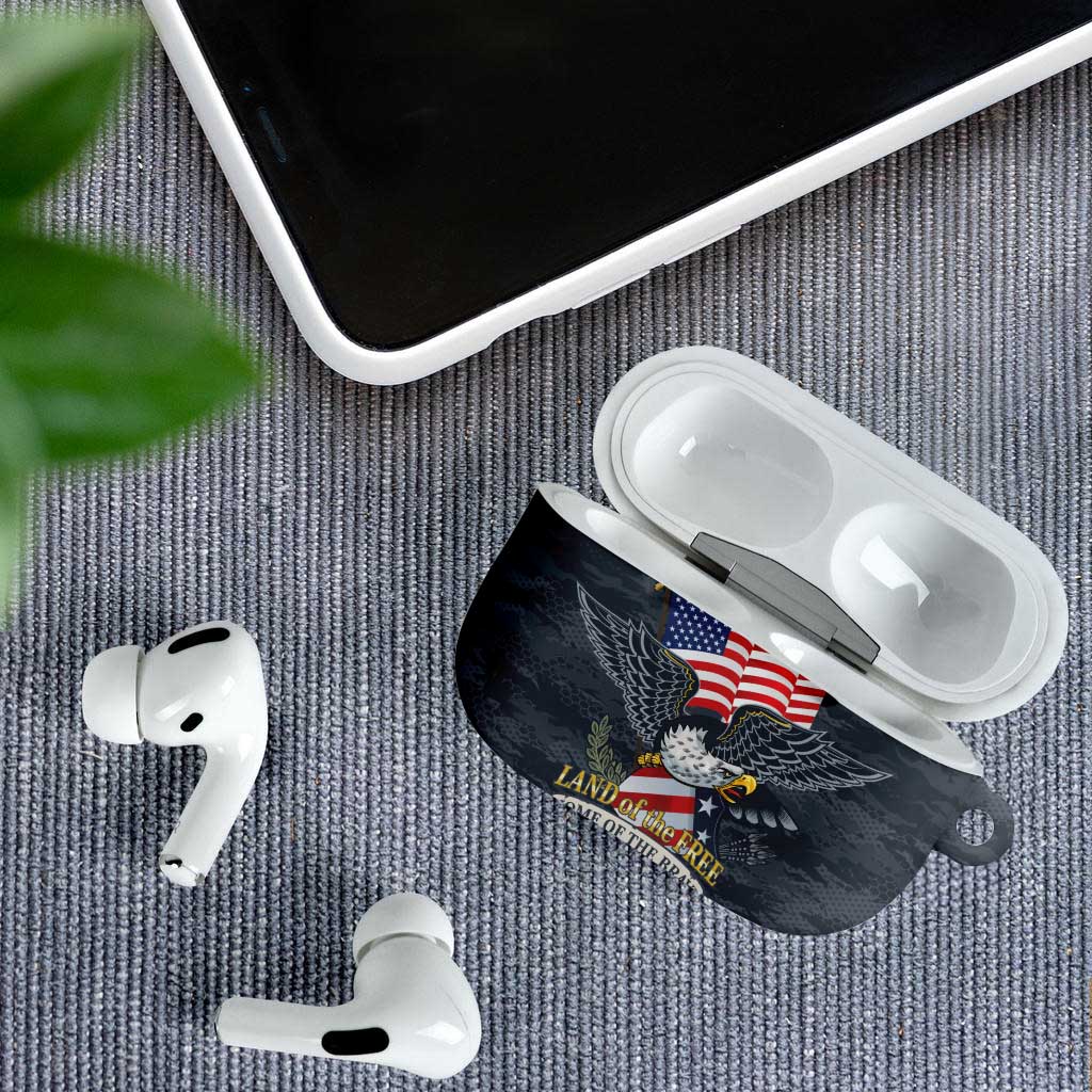 Brave Souls Remembered Patriotic Military Tribute Art AirPods Case