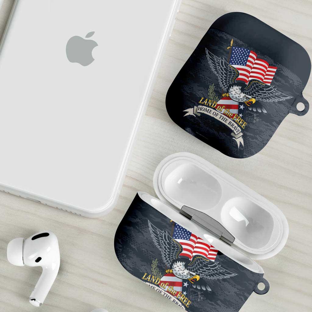 Brave Souls Remembered Patriotic Military Tribute Art AirPods Case
