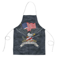 Brave Souls Remembered Patriotic Military Tribute Art Apron