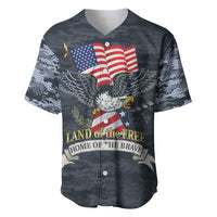 Brave Souls Remembered Patriotic Military Tribute Art Baseball Jersey