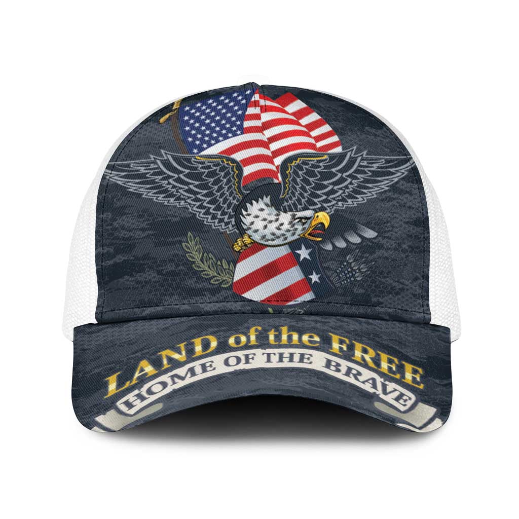 Brave Souls Remembered Patriotic Military Tribute Art Baseball Net Cap