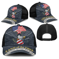 Brave Souls Remembered Patriotic Military Tribute Art Baseball Net Cap