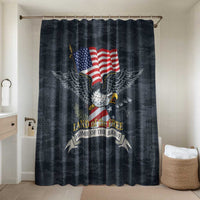 Brave Souls Remembered Patriotic Military Tribute Art Bathroom Set