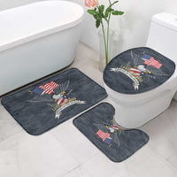 Brave Souls Remembered Patriotic Military Tribute Art Bathroom Set