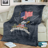 Brave Souls Remembered Patriotic Military Tribute Art Blanket