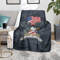 Brave Souls Remembered Patriotic Military Tribute Art Blanket