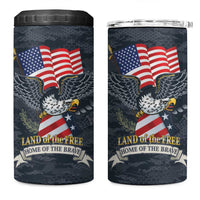 Brave Souls Remembered Patriotic Military Tribute Art 4 in 1 Can Cooler Tumbler