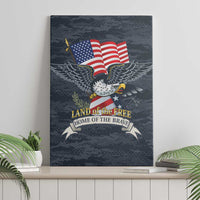 Brave Souls Remembered Patriotic Military Tribute Art Canvas Wall Art