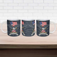 Brave Souls Remembered Patriotic Military Tribute Art Ceramic Mug