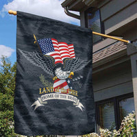 Brave Souls Remembered Patriotic Military Tribute Art Garden Flag