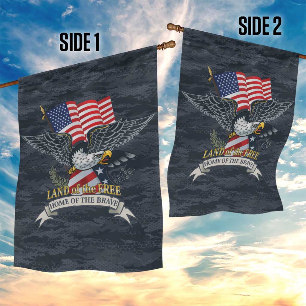 Brave Souls Remembered Patriotic Military Tribute Art Garden Flag
