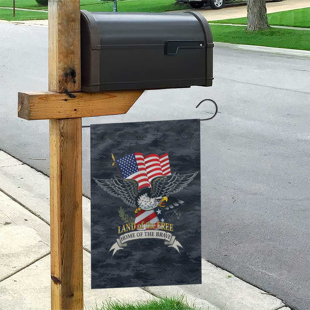 Brave Souls Remembered Patriotic Military Tribute Art Garden Flag