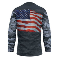 Brave Souls Remembered Patriotic Military Tribute Art Hockey Jersey