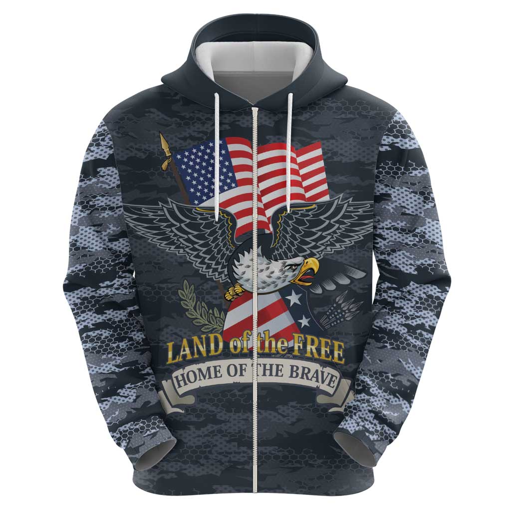 Brave Souls Remembered Patriotic Military Tribute Art Hoodie
