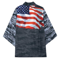 Brave Souls Remembered Patriotic Military Tribute Art Kimono