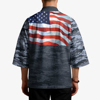 Brave Souls Remembered Patriotic Military Tribute Art Kimono