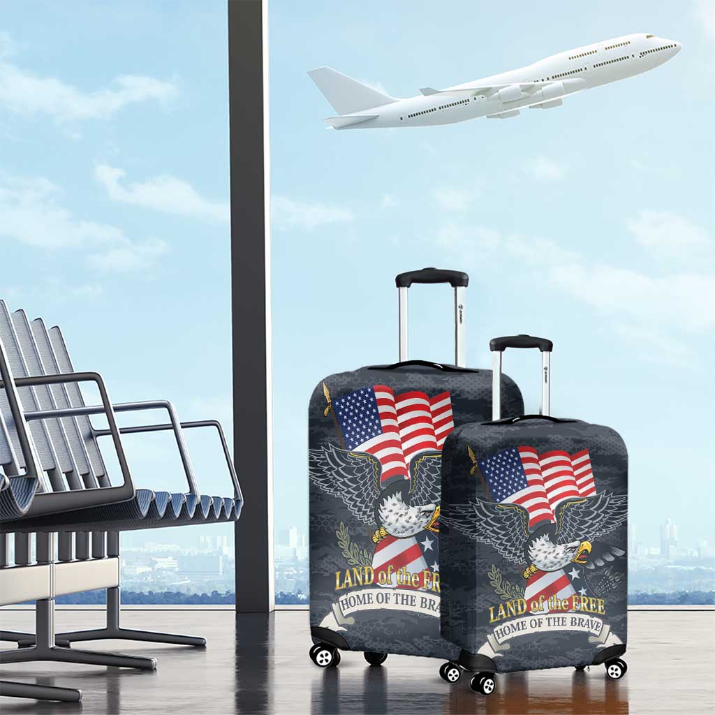 Brave Souls Remembered Patriotic Military Tribute Art Luggage Cover