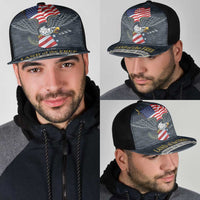 Brave Souls Remembered Patriotic Military Tribute Art Mesh Trucker Cap