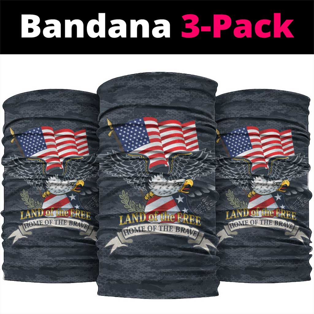 Brave Souls Remembered Patriotic Military Tribute Art Neck Gaiter