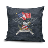 Brave Souls Remembered Patriotic Military Tribute Art Pillow Cover