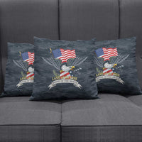 Brave Souls Remembered Patriotic Military Tribute Art Pillow Cover