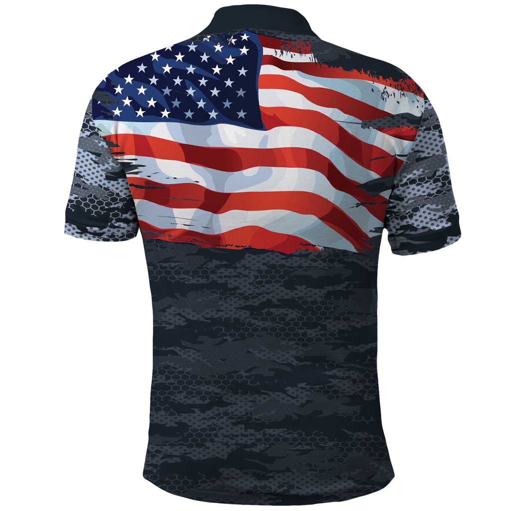 Brave Souls Remembered Patriotic Military Tribute Art Polo Shirt