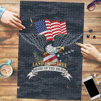 Brave Souls Remembered Patriotic Military Tribute Art Puzzle