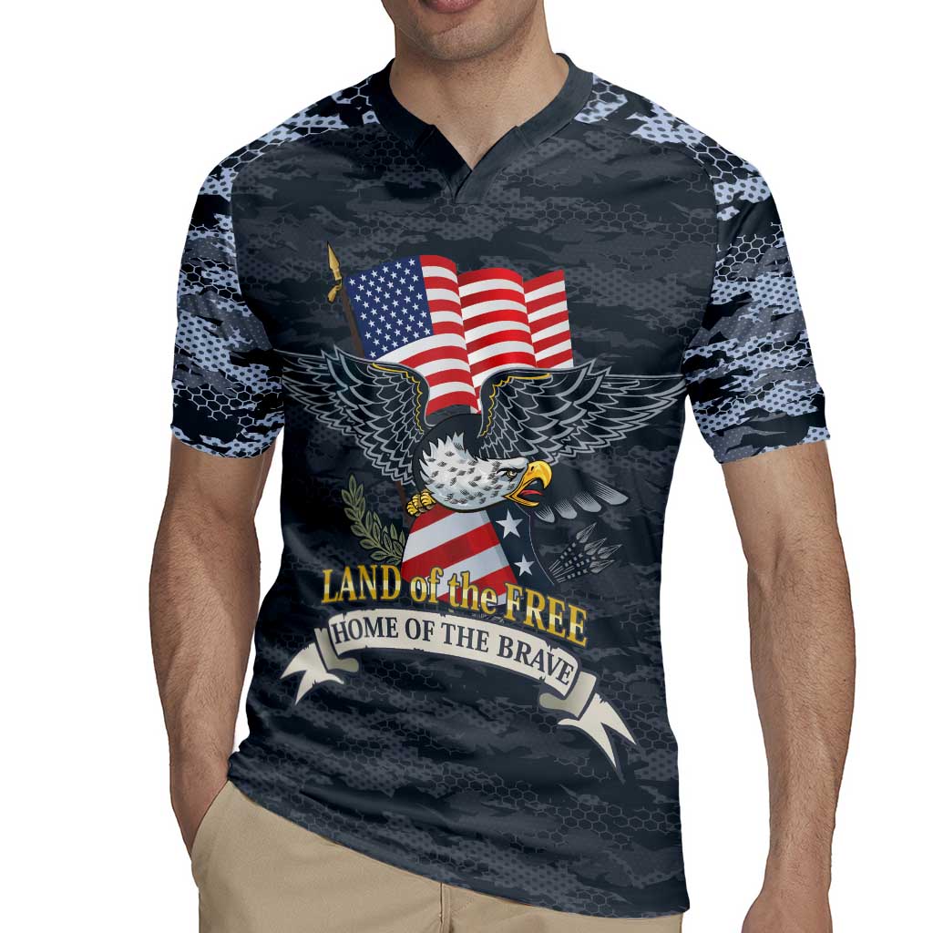 Brave Souls Remembered Patriotic Military Tribute Art Rugby Jersey