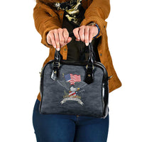 Brave Souls Remembered Patriotic Military Tribute Art Shoulder Handbag
