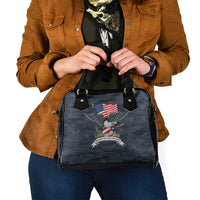 Brave Souls Remembered Patriotic Military Tribute Art Shoulder Handbag