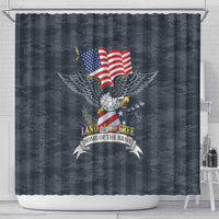 Brave Souls Remembered Patriotic Military Tribute Art Shower Curtain