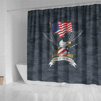 Brave Souls Remembered Patriotic Military Tribute Art Shower Curtain