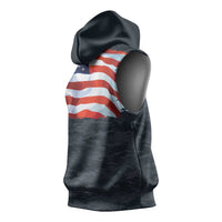 Brave Souls Remembered Patriotic Military Tribute Art Sleeveless Hoodie
