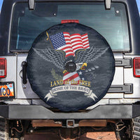 Brave Souls Remembered Patriotic Military Tribute Art Spare Tire Cover