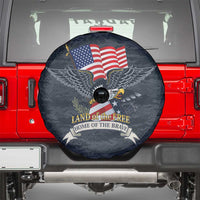 Brave Souls Remembered Patriotic Military Tribute Art Spare Tire Cover