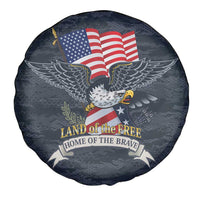 Brave Souls Remembered Patriotic Military Tribute Art Spare Tire Cover