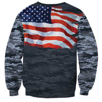 Brave Souls Remembered Patriotic Military Tribute Art Sweatshirt