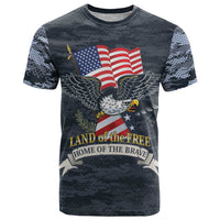 Brave Souls Remembered Patriotic Military Tribute Art T Shirt