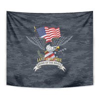Brave Souls Remembered Patriotic Military Tribute Art Tapestry