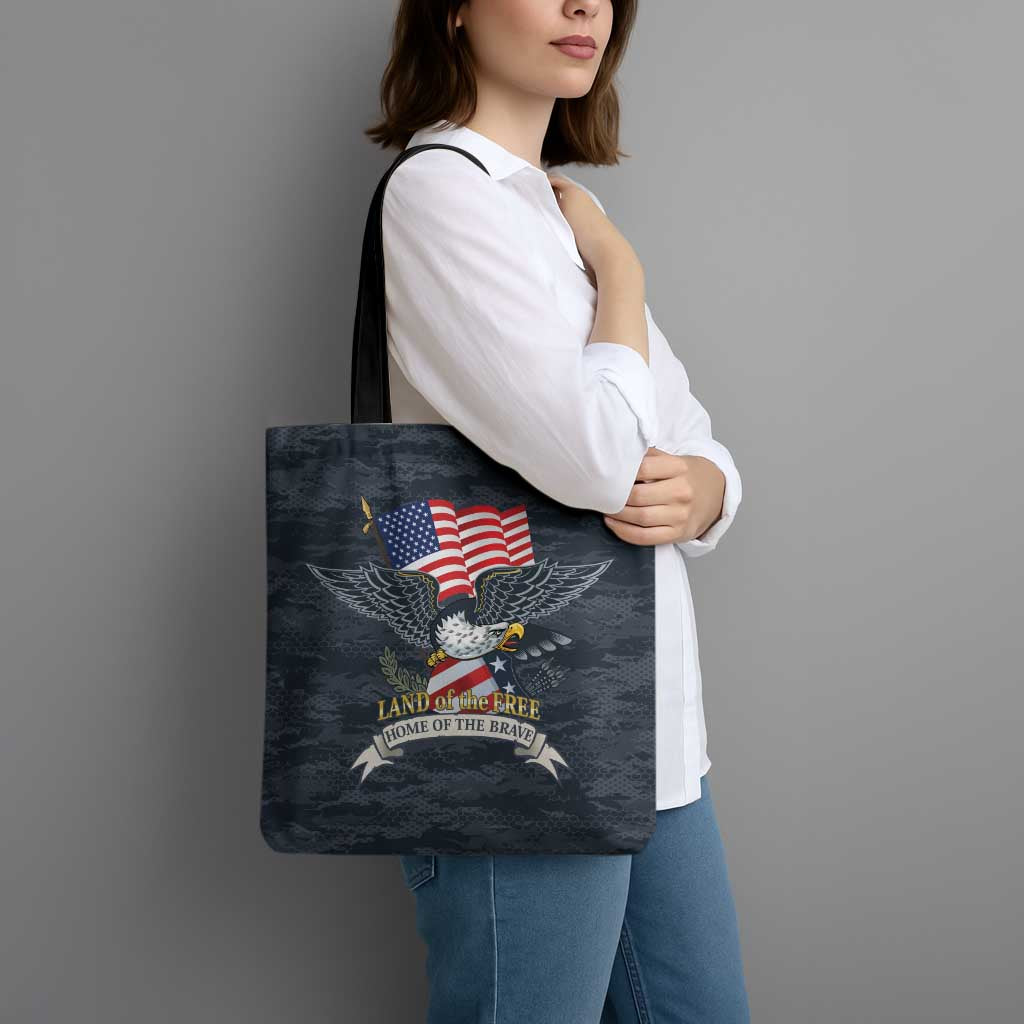 Brave Souls Remembered Patriotic Military Tribute Art Tote Bag