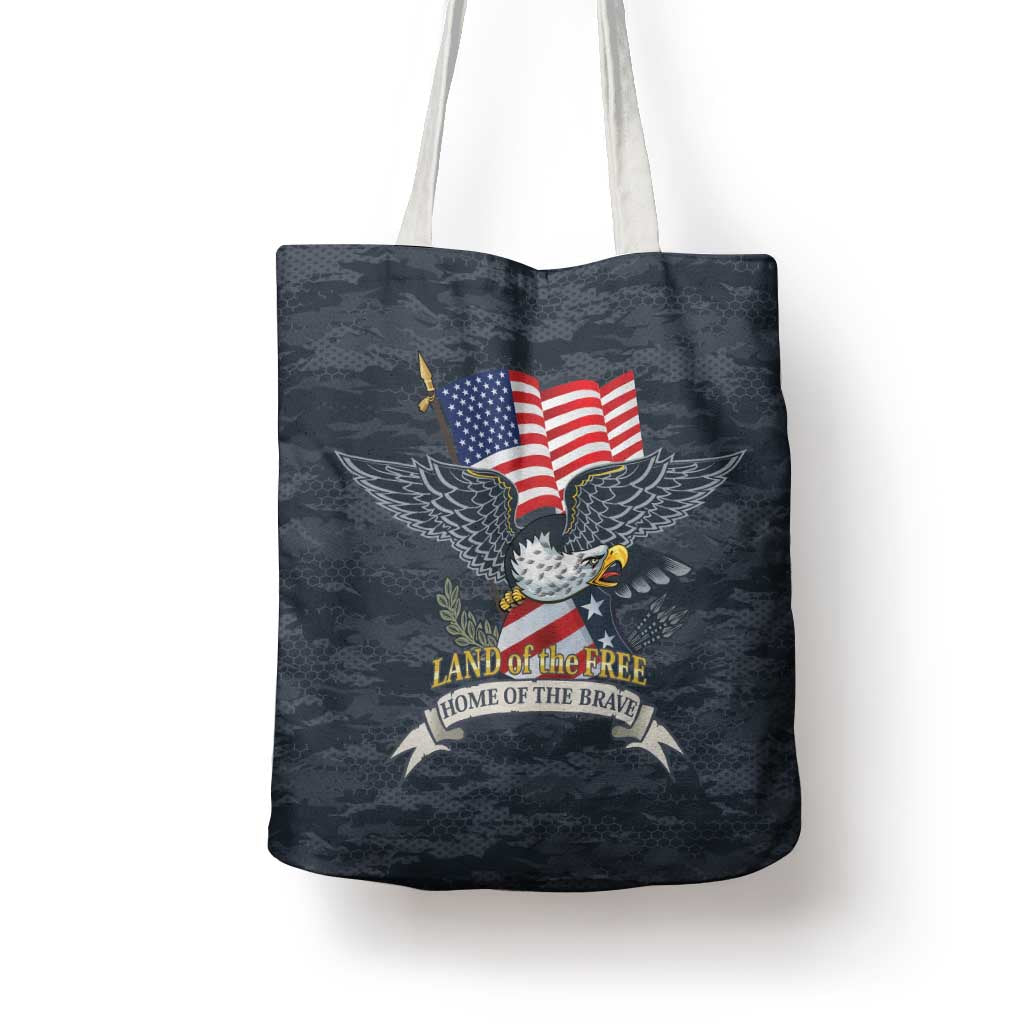 Brave Souls Remembered Patriotic Military Tribute Art Tote Bag