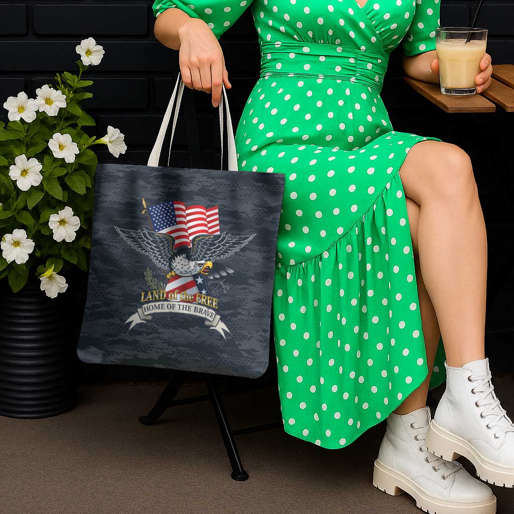 Brave Souls Remembered Patriotic Military Tribute Art Tote Bag