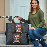 Brave Souls Remembered Patriotic Military Tribute Art Travel Bag