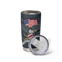 Brave Souls Remembered Patriotic Military Tribute Art Tumbler Cup
