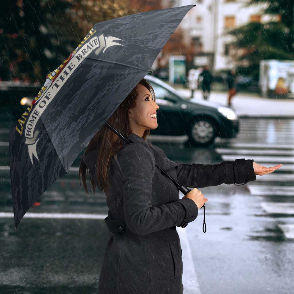 Brave Souls Remembered Patriotic Military Tribute Art Umbrella