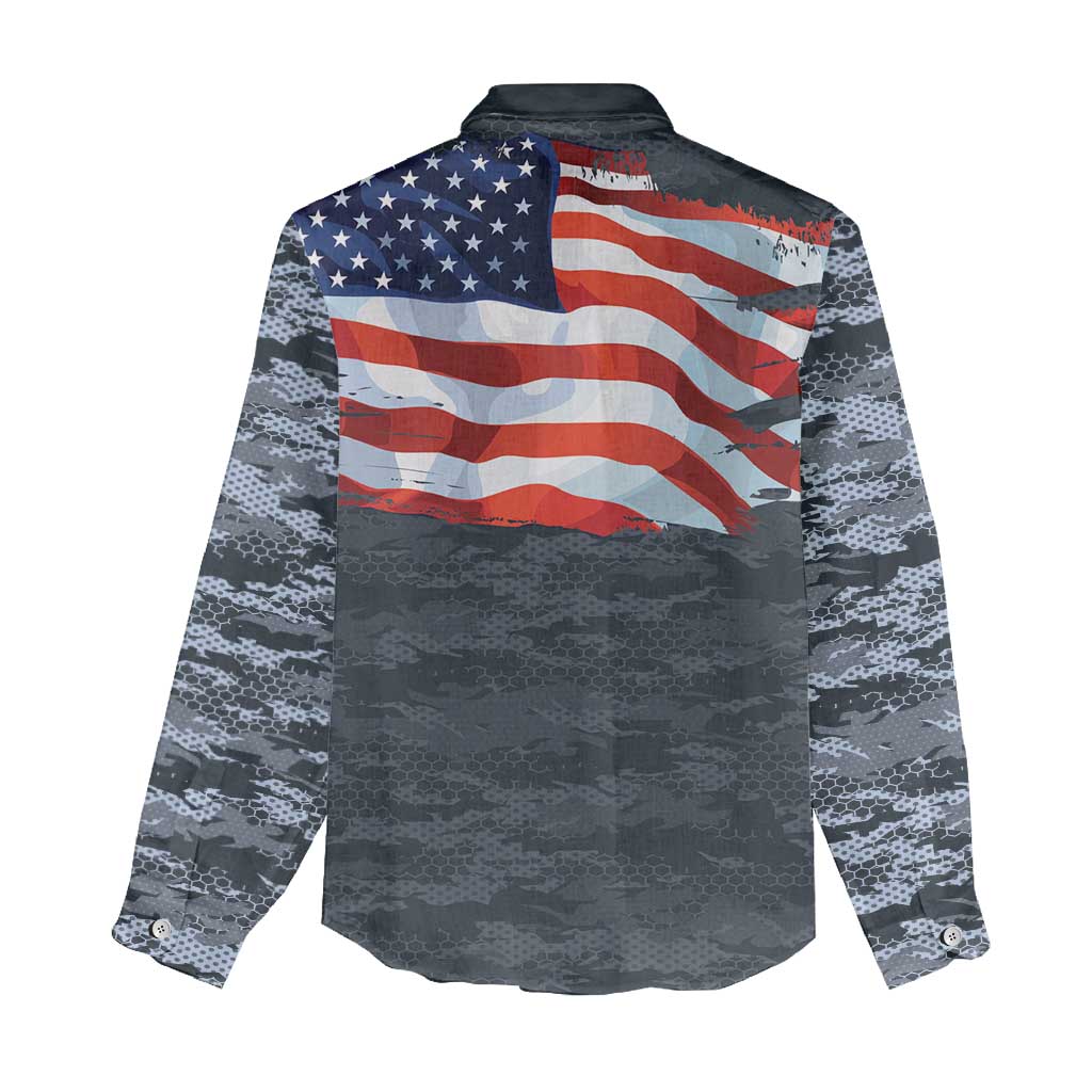 Brave Souls Remembered Patriotic Military Tribute Art Women Casual Shirt