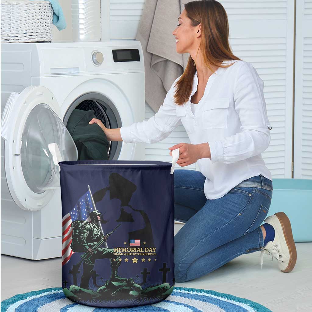 Memorial Day Veteran Remember and Honor Laundry Basket