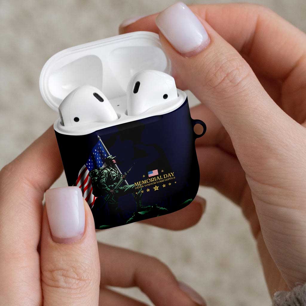 Memorial Day Veteran Remember and Honor AirPods Case