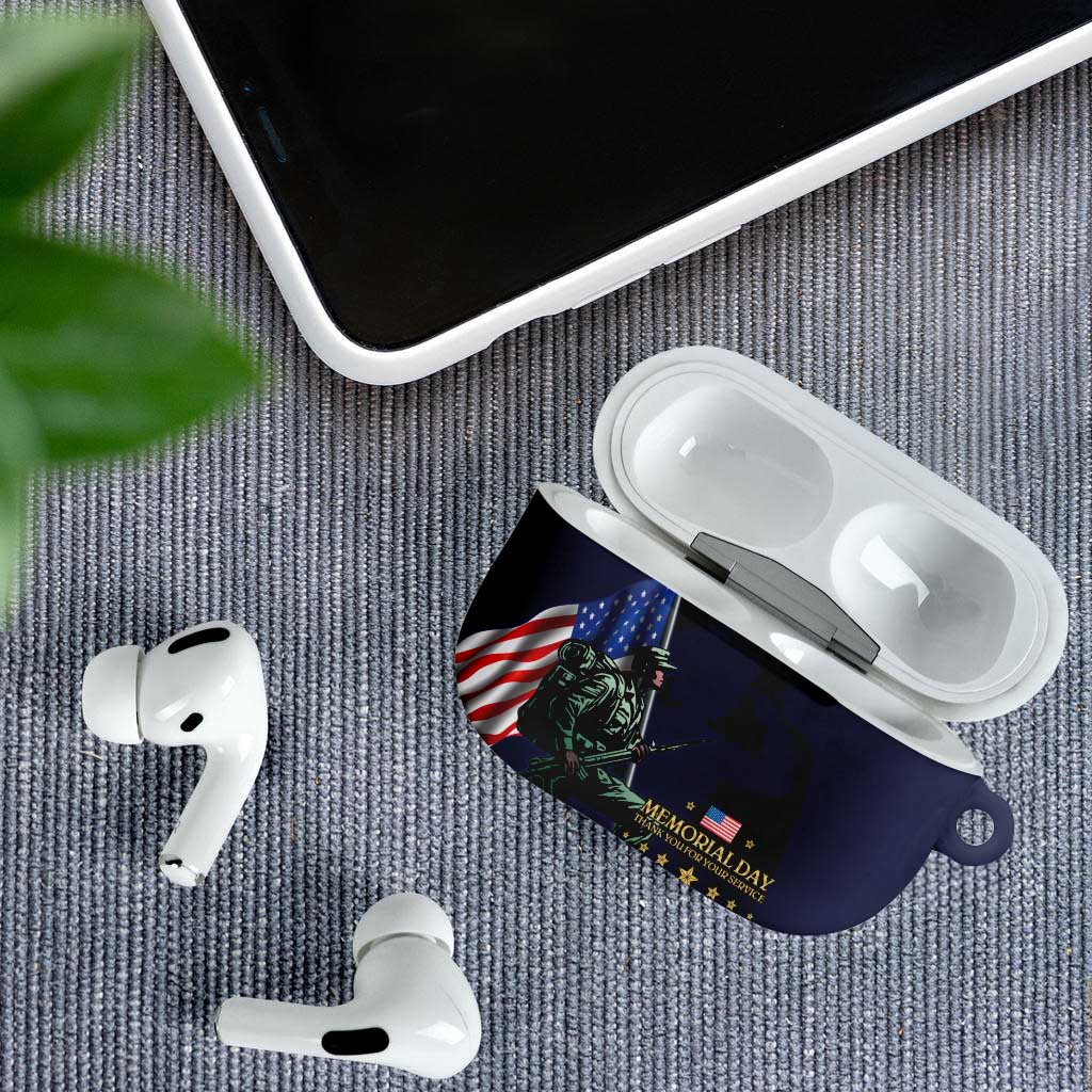 Memorial Day Veteran Remember and Honor AirPods Case